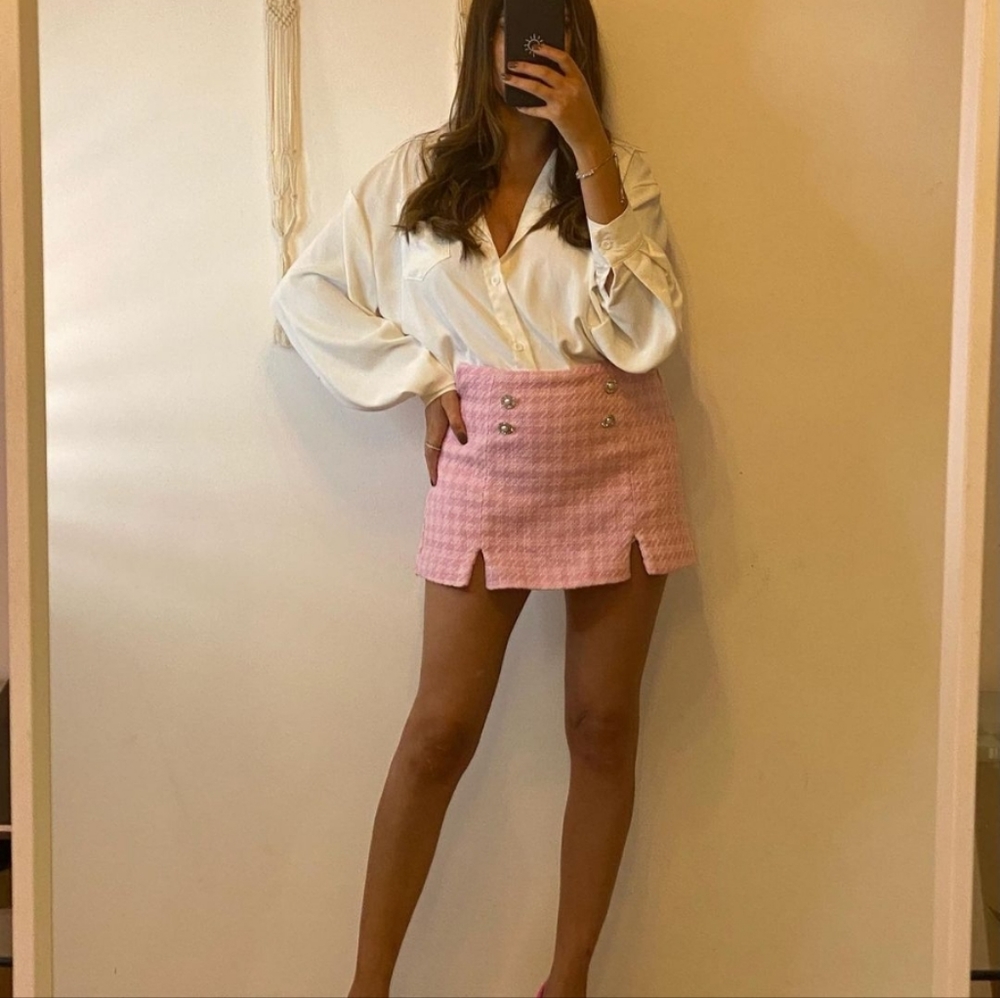 Zara 2pcs Cropped blazer + skort - Picture 15 of 16